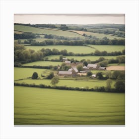 Farm In The Countryside 3 Canvas Print