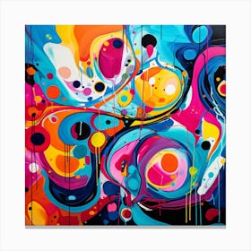 Juangisme Mindless Journey Abstract Art #3 Canvas Print