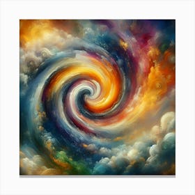 Swirling Vortex Canvas Print