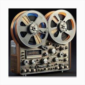 Reel To Reel 3 Canvas Print