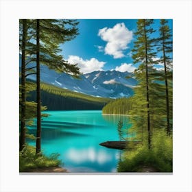 Turquoise Lake 7 Canvas Print
