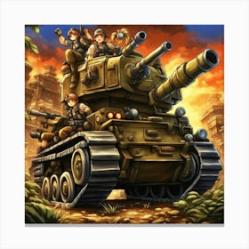 World Of Tanks Canvas Print