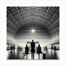 London Station 3 Canvas Print