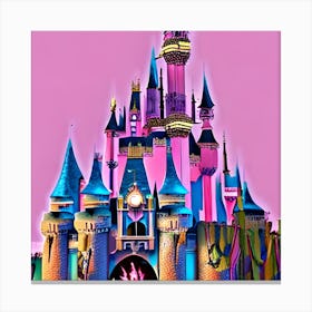 Disney'S Cinderella Castle Canvas Print