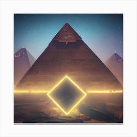 Pyramids Of Giza  Canvas Print