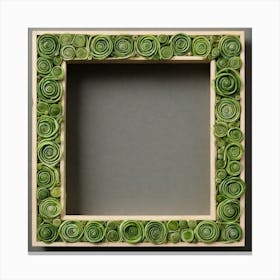 Green Frame 3 Canvas Print