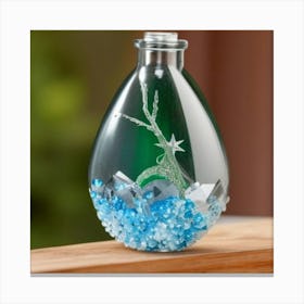 Glass Bottle Canvas Print