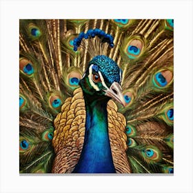 Indian Peacock 1 Canvas Print