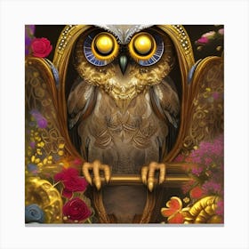 All-Seeing Owl Canvas Print