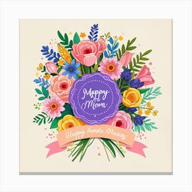 Happy Mom Canvas Print