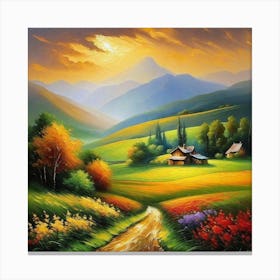 Landscape Painting 113 Canvas Print