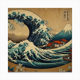 Great Wave Off Kanagawa Canvas Print