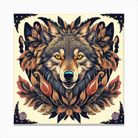 Wolf Head 1 Canvas Print