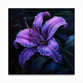 Jeweled Bloom (9) Canvas Print