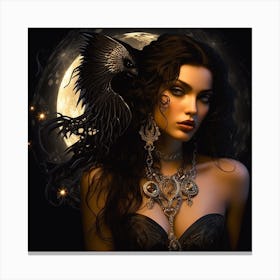 Gothic Beauty Canvas Print