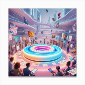 Futuristic Studio Canvas Print