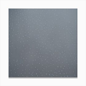 Rain Drops On A Window Canvas Print