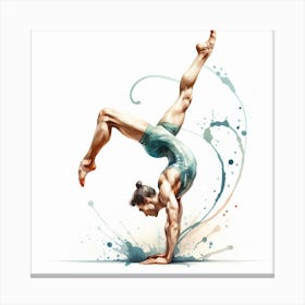 Acrobatic dance 2 Canvas Print