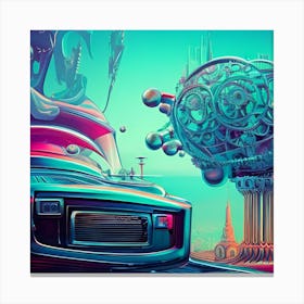 Futuristic City 1 Canvas Print