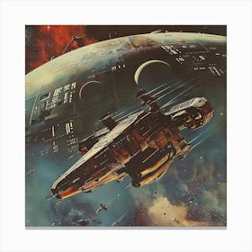 Classic Space Opera Scene 1 Canvas Print