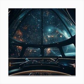 Spaceship View Canvas Print