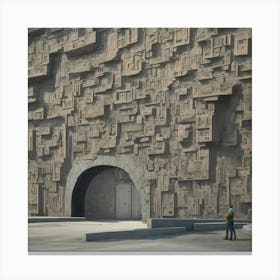 City Of Blocks Canvas Print