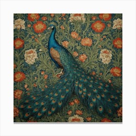 Peacock 1 Canvas Print