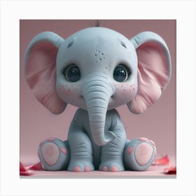 Baby Elephant 2 Canvas Print