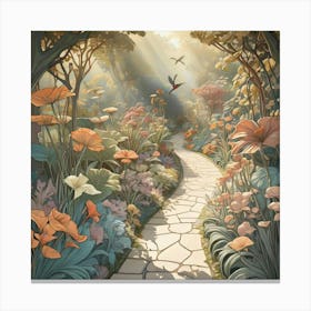 Garden Path 8 Canvas Print