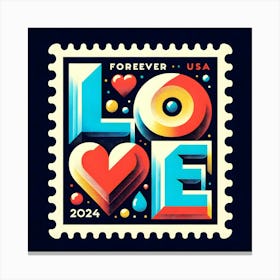 Forever Usa Love Canvas Print