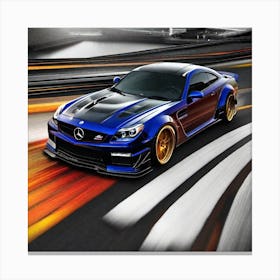 Mercedes Clk Canvas Print