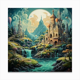 Fairytale Castle 2 Canvas Print