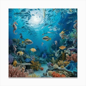 Under The Sea Canvas Print