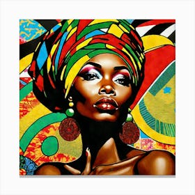 African Woman Canvas Print