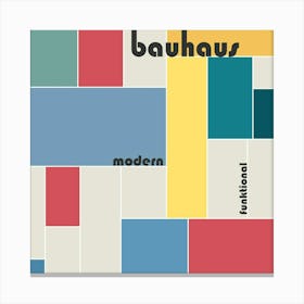 Bauhaus Style 06 Canvas Print