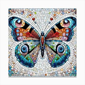 Mosaic Butterfly IV Canvas Print