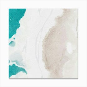 Abstract Watercolor Painting Canvas Print