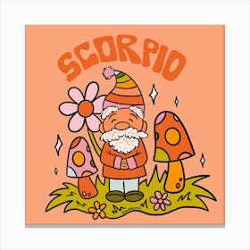 Scorpio Gnome Canvas Print