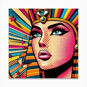 Pop Egyptian Mariam Velvetbeat Canvas Print