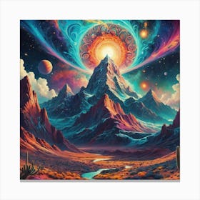 Psychedelic Painting Canvas Print