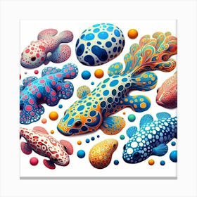 Rare colorful fish Canvas Print