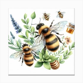 Bee 2 Canvas Print