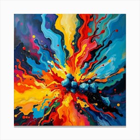 Explosion Canvas Print