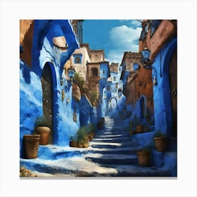 Chefchaouen, Morocco Canvas Print