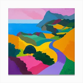 Abstract Travel Collection Dominica 4 Canvas Print