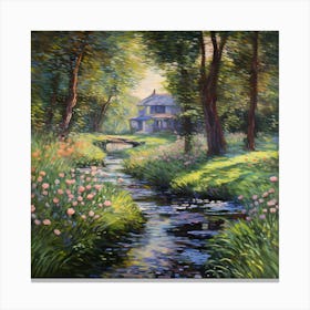 Monet's Garden Canvas Print