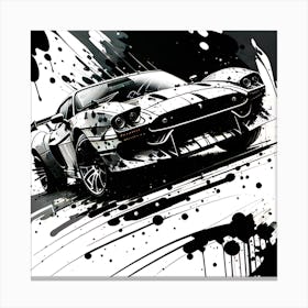 Aston Martin Gt Canvas Print