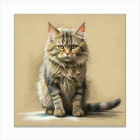 Coon Cat 3 Canvas Print