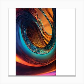 Abstract Swirl 1 Canvas Print