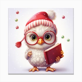 Christmas Owl Canvas Print